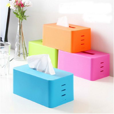 Candy Color Stepwise Tissue Box Cover