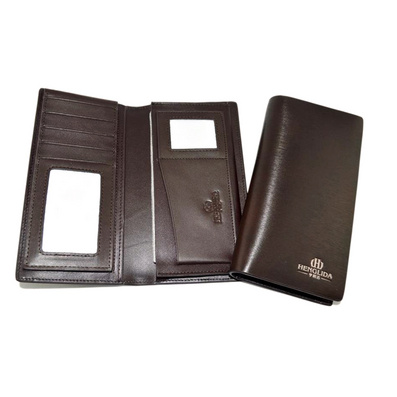 Custom Long Style Rfid Wallet Mens Leather Rfid Wallet