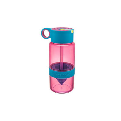 Kids' Water Bottle with Straw Manul Juicing Cup