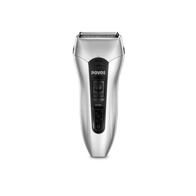 Povos PS6301 Soft Touch Fine Steel Blade Washable Shaver with Popup Trimmer for Men