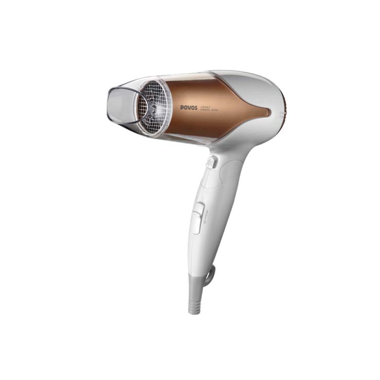 Povos PH6856I 1600W Constant Temperature Negative Ion Foldable Hair Dryer