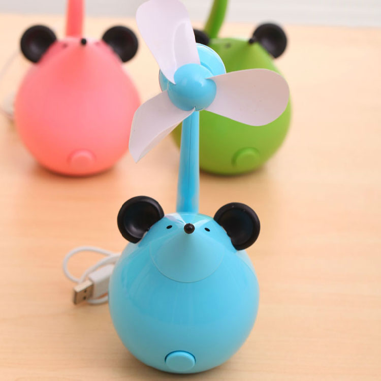 Cute Mouse Shape Portable Small USB Fan Laptop Fan