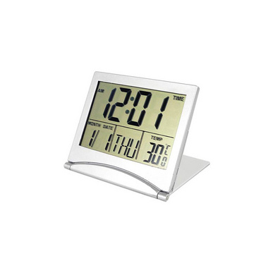 Mute Folding Office and Home Digital Alarm Clock Calendar