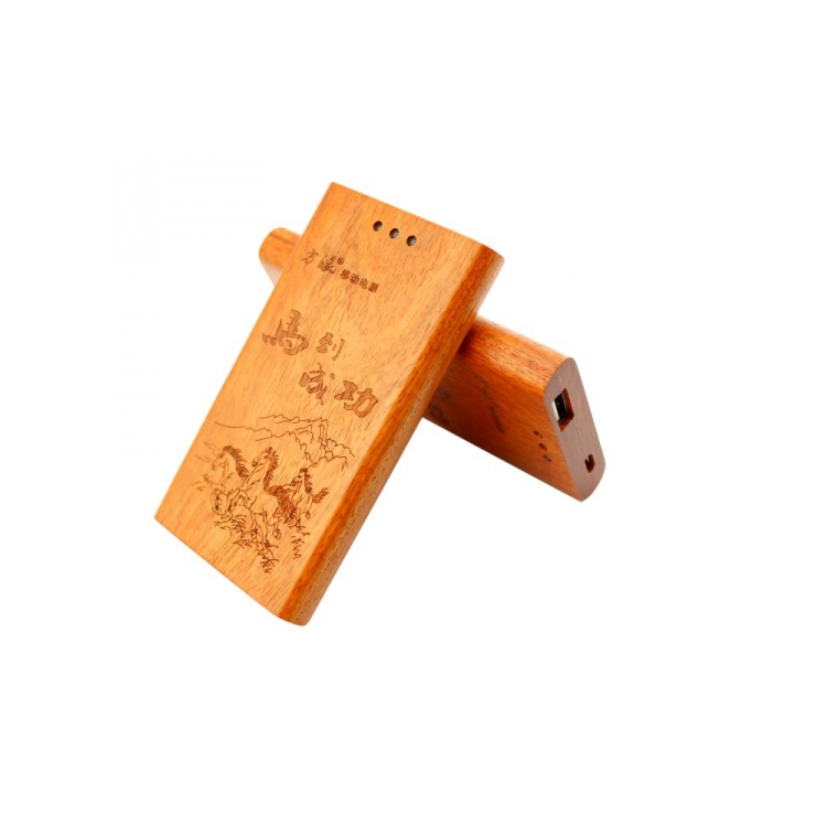 Wooden 7200mA Battery Charger for Cell Phone