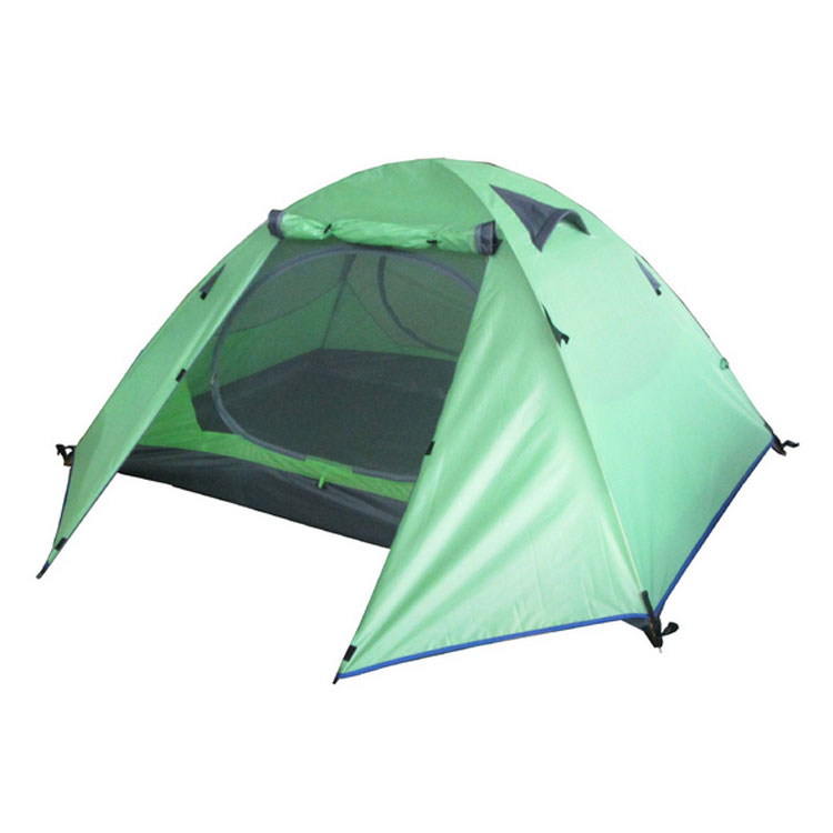 Double Layer Grid Cloth Waterproof Camping Tent