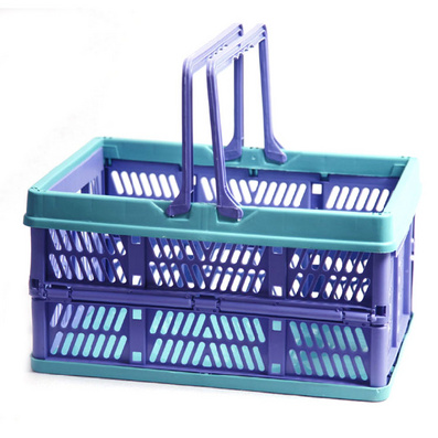 Plastic Foldable Picnic Shopping Basket