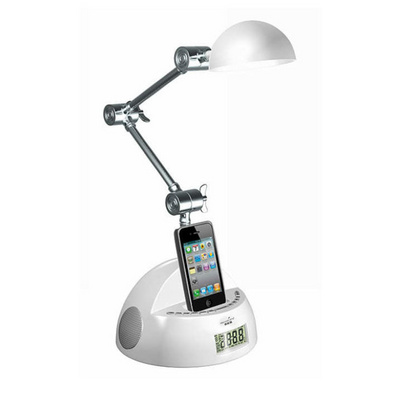 Led Folding Lamp Digital Clock Mobile Phone Stand Speaker