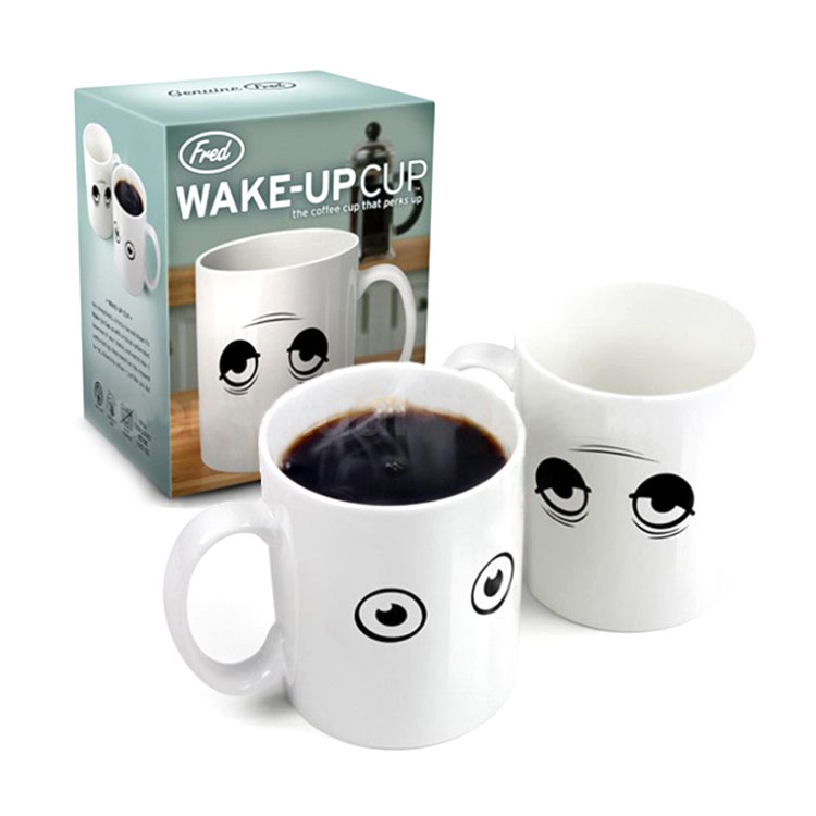 300ml Porcelain Coffee Cup Wake-up Color Changing Mug