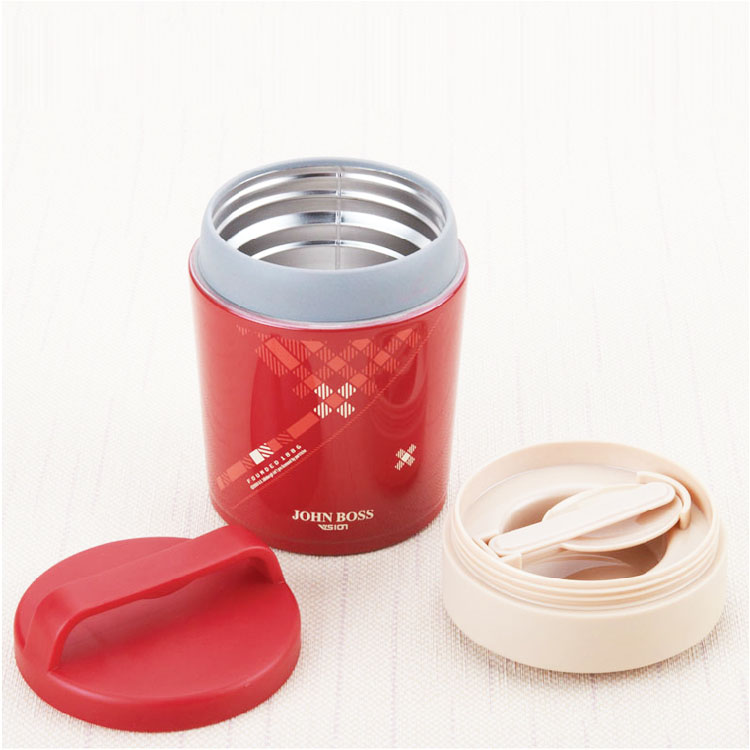 300ml Vacuum Stainless Smoldering Pot with Soup Spoon