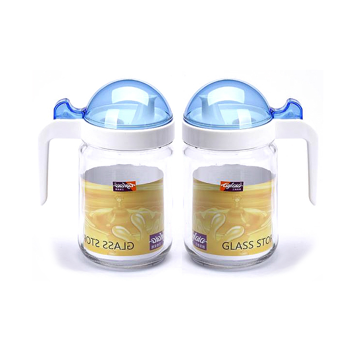 Gift Set Glass Cooking Oil Pot and Seasoning Pot