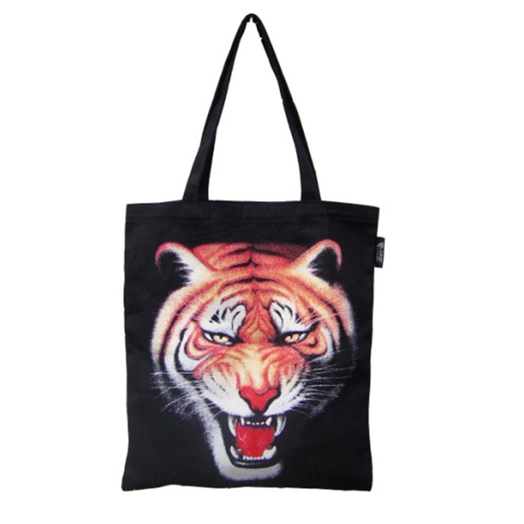 Animal Printing Shopping Canvas Bag Custom
