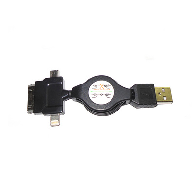 Samsung/iphone5 4s Four in One Stretch Data Cord