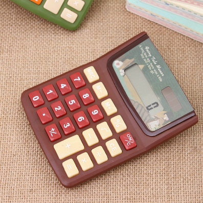 Cartoon Portable Business Calculator