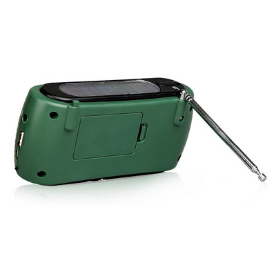 Outdoor Solar Power FM Radio Emergency Power Pack for Cell Phone