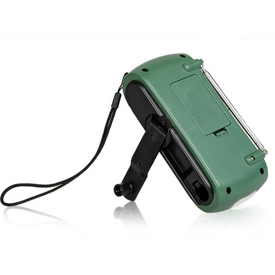 Outdoor Solar Power FM Radio Emergency Power Pack for Cell Phone