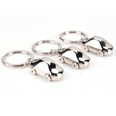 Dull Polished Car Model Keychain for Car 4S Shop Gift