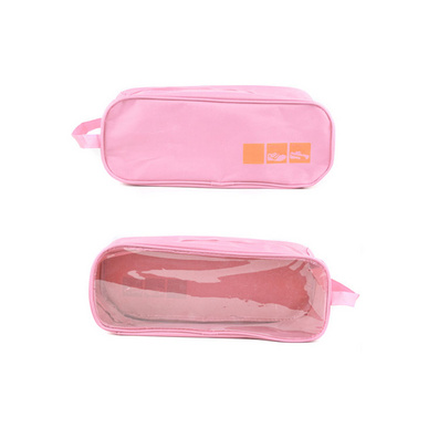 Traveling Essential PVC Waterproof Zipper-up Shoe Storage Bag