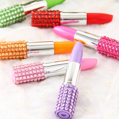 Lipstick Shape Ballpoint Pen Creative Stationery