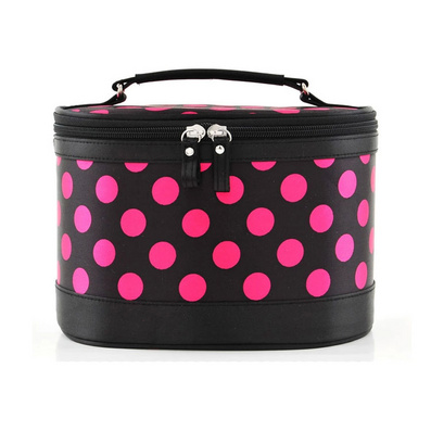Dotted Three Piece Travel Cosmetic Bag