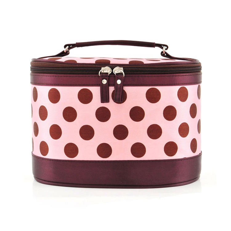 Dotted Three Piece Travel Cosmetic Bag