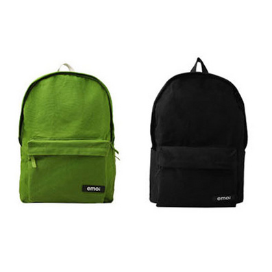 Canvas fabric fold backpack